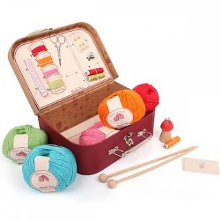traditional sewing and knitting set by little ella james