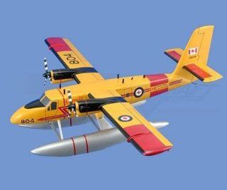CC 138 Twin Otter w/Floats Airplane Model Toy. Mahogany Wood Model Aircraft Scale 1/39 Toys & Games