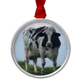 Vermont Dairy Cow Christmas Tree Ornaments
