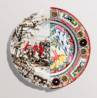 oriental fusion dinner plate by out there interiors