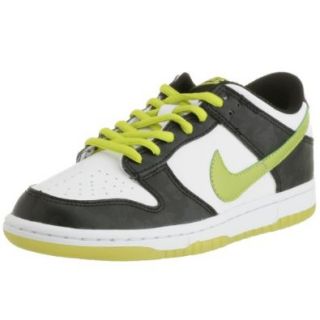 Nike Dunk Low White Bright Cactus Black GS/Big Kids Basketball Shoes 306339 133 Basketball Shoes Shoes