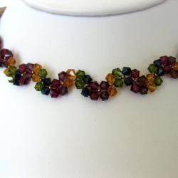 Elegant Multicolor Crystal Necklace (USA) Necklaces