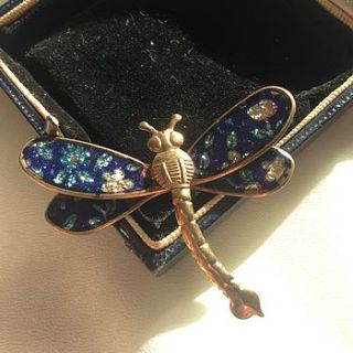 dragonfly brooch by iamia