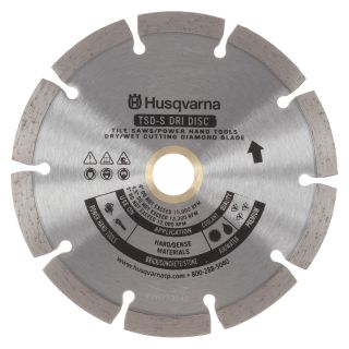 Husqvarna Segmented Diamond Blade — 4 1/2in. Diameter, Model# TSD-S 4-1/2in. Dri Disc  Diamond Blades