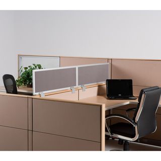 Universal Plexi glass Cubicle Wall Extender (12 inch) Cubicles