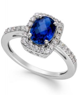 Sterling Silver Ring, Tanzanite (3/4 ct. t.w.) and Diamond Accent Ring   Rings   Jewelry & Watches