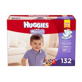 Huggies Little Movers Diapers, Size 5, 132 Count Health & Personal Care