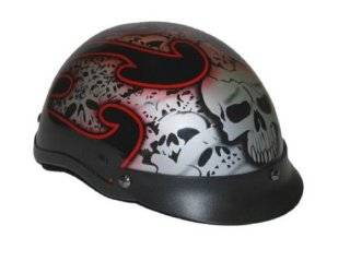  HCI Tribal Skull Half Motorcycle Helmet. 100 132 Automotive