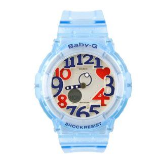 Casio Women's BGA131 2B Baby G Marine Resort Clear Blue Digital Watch Casio Watches