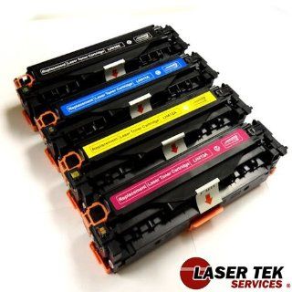 4 Pack New Compatible HP 131A Toner Cartridge for Hp Laserjet Pro 200 Color M251 M251n M276 M276nw Toner Printers CF210A Black, CF211A Cyan, CF212A Yellow, CF213A Magenta (1 Black + 1 each Color) Laser Tek Services Electronics