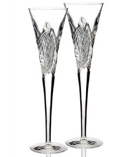 Waterford Stemware, 2014 Times Square Clear Flute Pair  