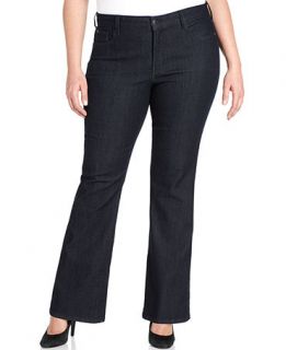 NYDJ Plus Size Barbara Bootcut Jeans, Dark Enzyme Wash   Jeans   Plus Sizes
