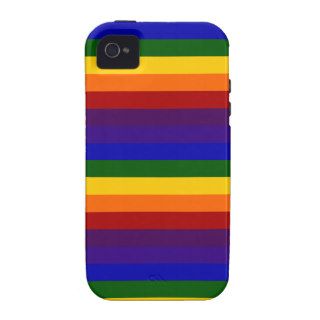 Rainbow Stripes iPhone 4/4S Case