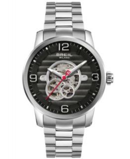 Breil Watch, Mens Chronograph Aviator Stainless Steel Bracelet 45mm TW1142   Watches   Jewelry & Watches