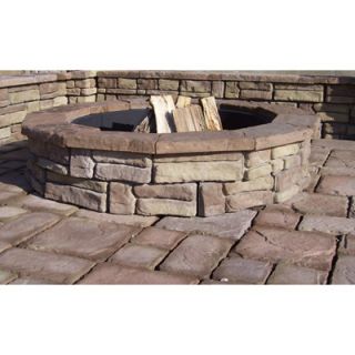 Natural Concrete Products Outdoor Firepit — Natural Stone Look, Random Brown, Model# RSFPB  Firepits   Patio Heaters