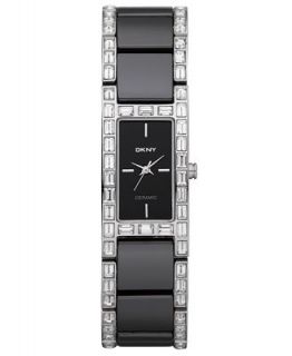 DKNY Watch, Womens Black Ceramic and Stainless Steel Bracelet NY8409   Watches   Jewelry & Watches