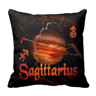 Valxart creepy zodiac born Sagittarius Pillow