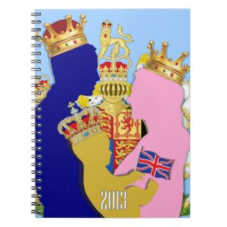 Future Heirs to the Throne of England Spiral Note Book