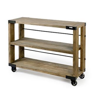 industrial trolley bookcase by out there interiors