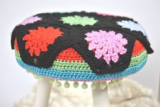 child's stool crochet 'little nellie' by rose cottage