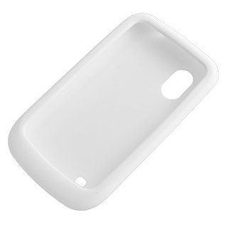 Silicone Skin Cover for ZTE Concord V768, White Cell Phones & Accessories