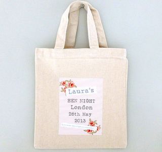 personalised party bags by tilliemint loves