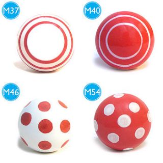 modern ceramic cupboard knob by pushka knobs