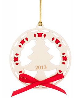 Lenox Christmas Ornament, 2013 Annual Christmas Wrappings Christmas Tree   Holiday Lane