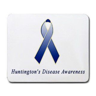 Huntington's Disease Awareness Ribbon Mouse Pad 