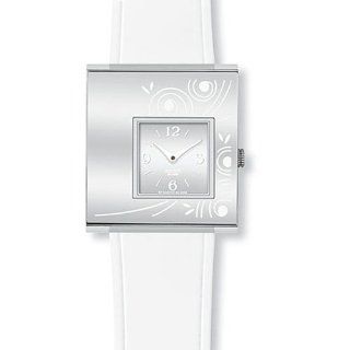 Swatch Women's Irony Rubber Strap Square Bright Act watch #YUS124 at  Women's Watch store.