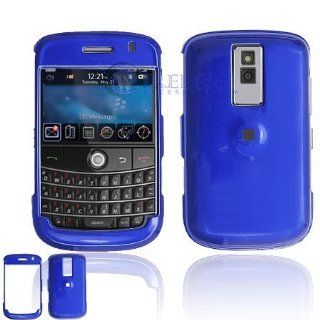 Hard Plastic Blue Phone Protector Case For BlackBerry Bold 9000 Cell Phones & Accessories