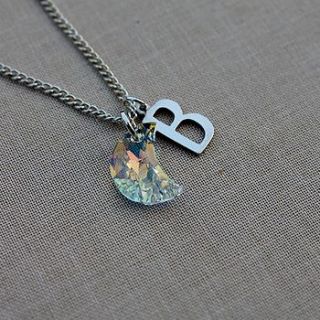 'love you to the moon and back' necklace by bunny loves evie