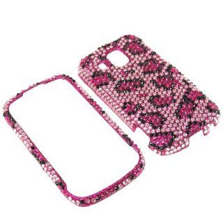Aimo Wireless SAMM930PCDI123 Bling Brilliance Premium Grade Diamond Case for Samsung Transform Ultra M930   Retail Packaging   Pink Leopard Cell Phones & Accessories
