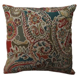 Stitched Paisley Toss Pillow Collection
