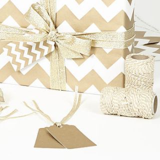 gold chevron white christmas wrapping paper by sophia victoria joy