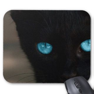 BLCBE Black Cat Blue Eyes Mousepad