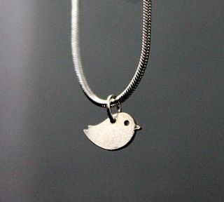 tiny birdy necklace by birdy jewellery