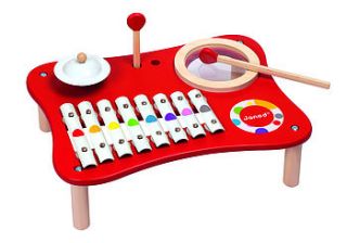 wooden music mix table by toys of essence