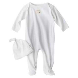 Burts Bees Baby™ Newborn Coverall and Hat   Cloud