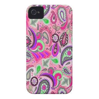Modern Groove Pink iPhone 4 Cases