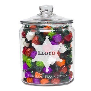 Police Personalized Candy Jar Kitchen & Dining