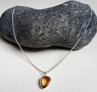 handmade silver pendant with hidden treasure by sonja bessant jewellery