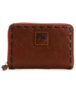 Dooney & Bourke Handbag, Calf Small Zip Around Credit Card Wallet   Handbags & Accessories