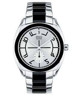 ESQ Movado Watch, Womens Swiss Origin Black Link Stainless Steel Bracelet 36mm 7101427   Watches   Jewelry & Watches