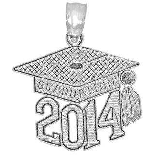 Sterling Silver 2014 Graduation Charm Silver Charms