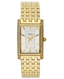 Caravelle New York by Bulova Watch, Womens Gold Tone Stainless Steel Bracelet 24mm 44L107   Watches   Jewelry & Watches