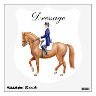 Equestrian Dressage Crest Wall Decal