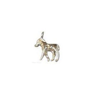 Sterling Silver 3D Walking Horse Animal Charm Jewelry