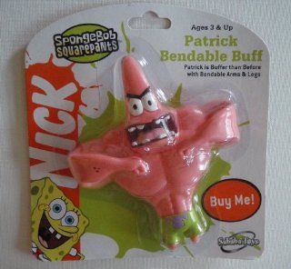 Spongebob Squarepants Patrick Star Buff Bendable Toys & Games