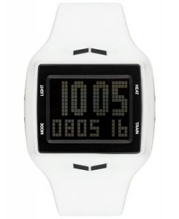 Vestal Watch, Unisex Digital White Polyurethane Strap 40mm HLMDP03   Watches   Jewelry & Watches